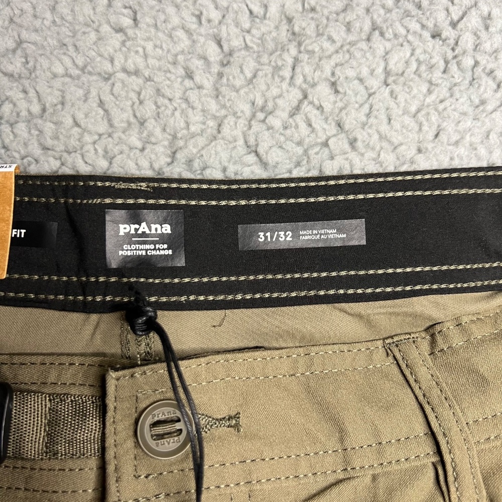 Prana Stretch Zion Pants II Regular Slate Green Men’s 31X32, 31X30 NWT - Picture 4 of 10